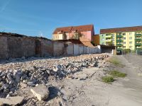 Abriss der alten Garagen.